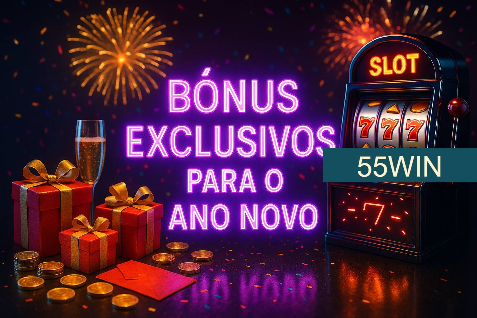 Promoções de Ano Novo no 55WIN